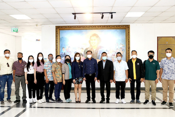 คณะผู้บริหาร และเจ้าหน้าที่จากสำนักงานเทศบาลเมืองบ้านสวน จังหวัดชลบุรี เข้าศึกษาดูงาน ณ วิทยาลัยราชสุดา มหาวิทยาลัยมหิดล