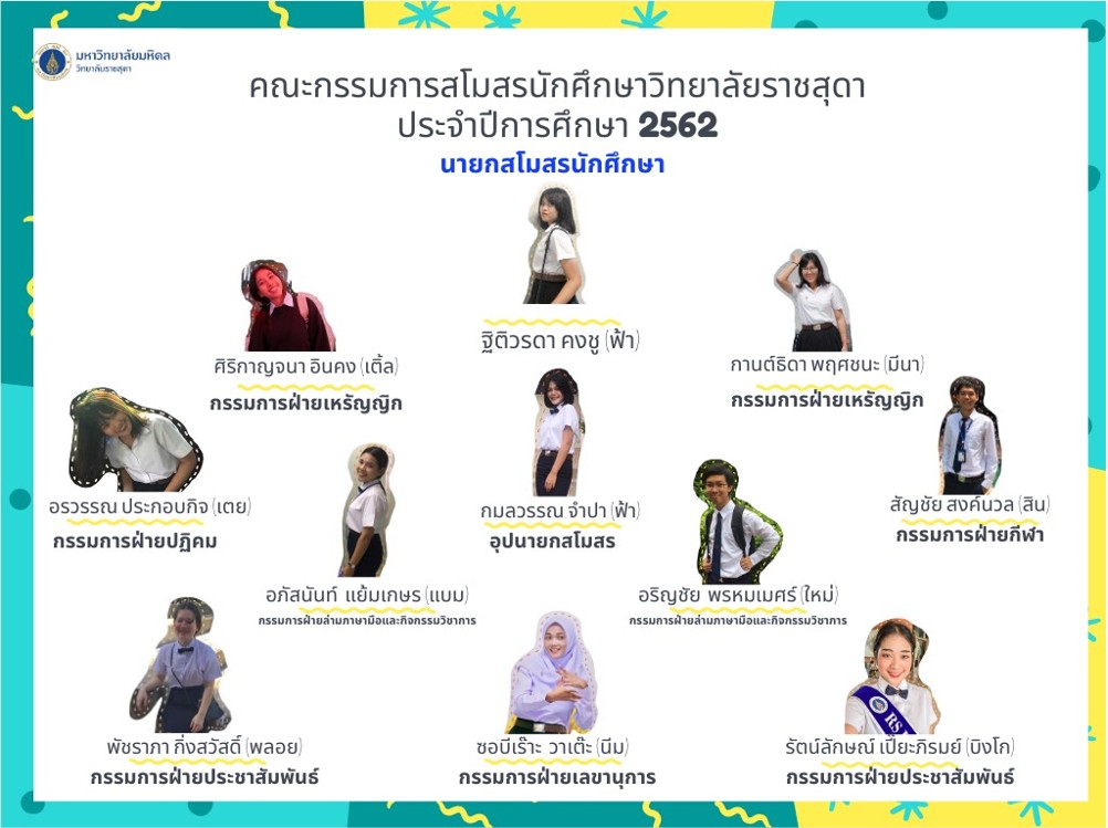 สโมสรนักศึกษา ปี 2562