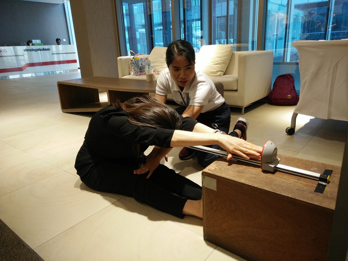 กิจกรรมส่งเสริมความรู้ด้านการดูแลสุขภาพแก่พนักงานบริษัท ปูนซิเมนต์ไทย จำกัด (มหาชน)