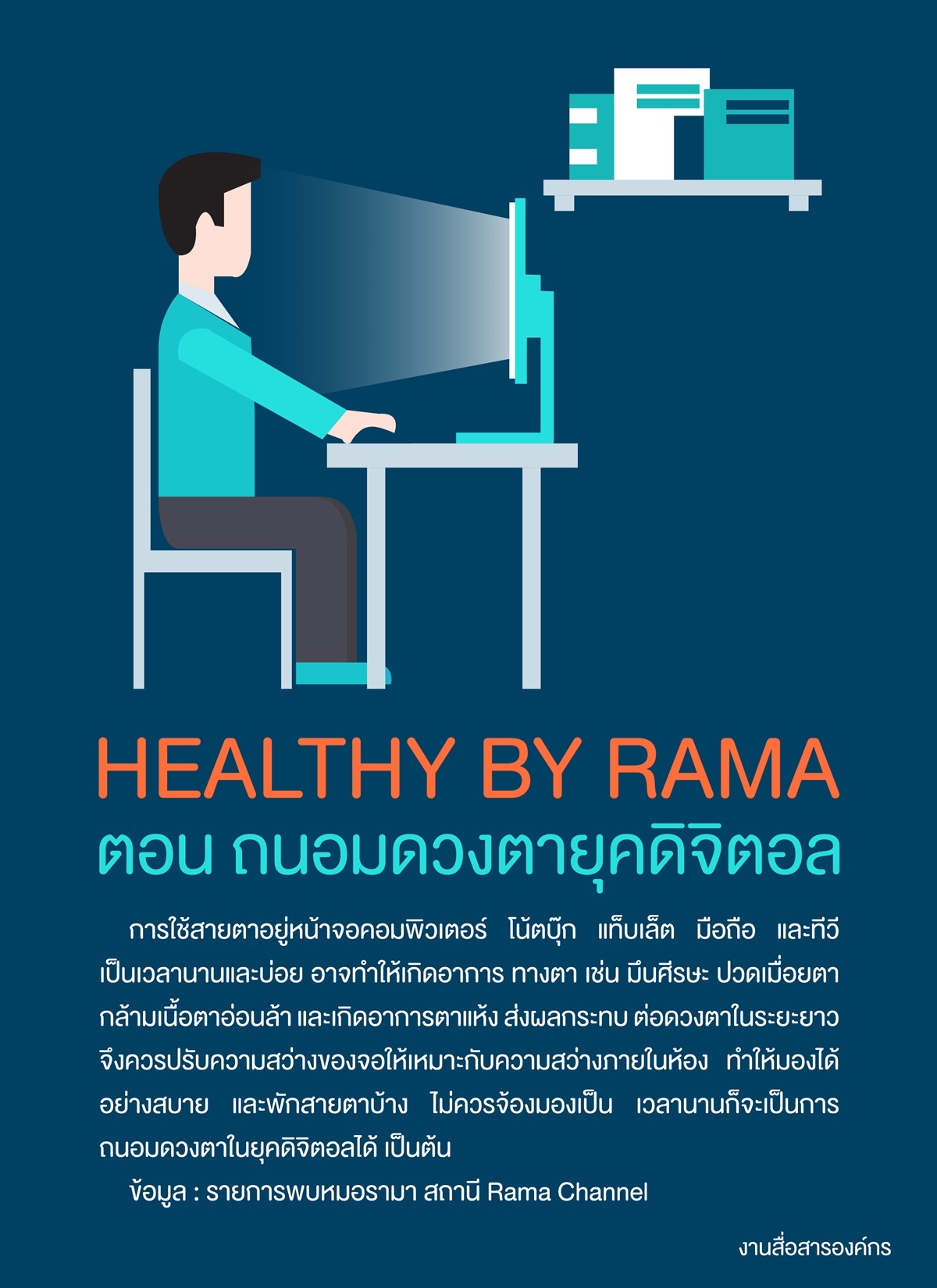 Healthy By Rama ตอน ถนอมดวงตายุคดิจิตอล