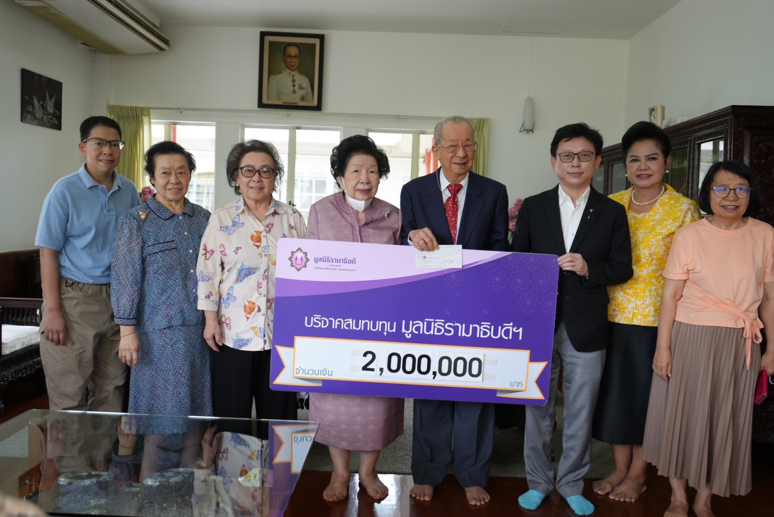 ร.ท.ชนินทร์-คุณจณา วรรณดิษฐ์ และครอบครัว บริจาคเงินแก่มูลนิธิรามาธิบดีฯ ร.ท.ชนินทร์-คุณจณา วรรณดิษฐ์ และครอบครัว บริจาคเงินแก่มูลนิธิรามาธิบดีฯ
