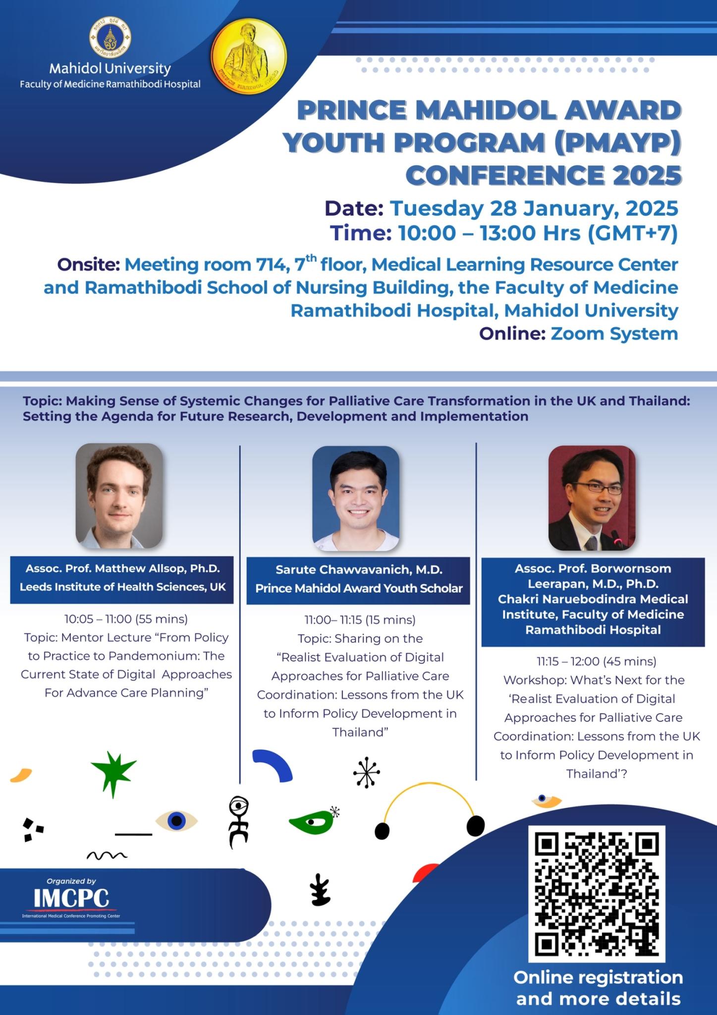 PRINCE MAHIDOL AWARD YOUTH PROGRAM (PMAYP) CONFERENCE 2025