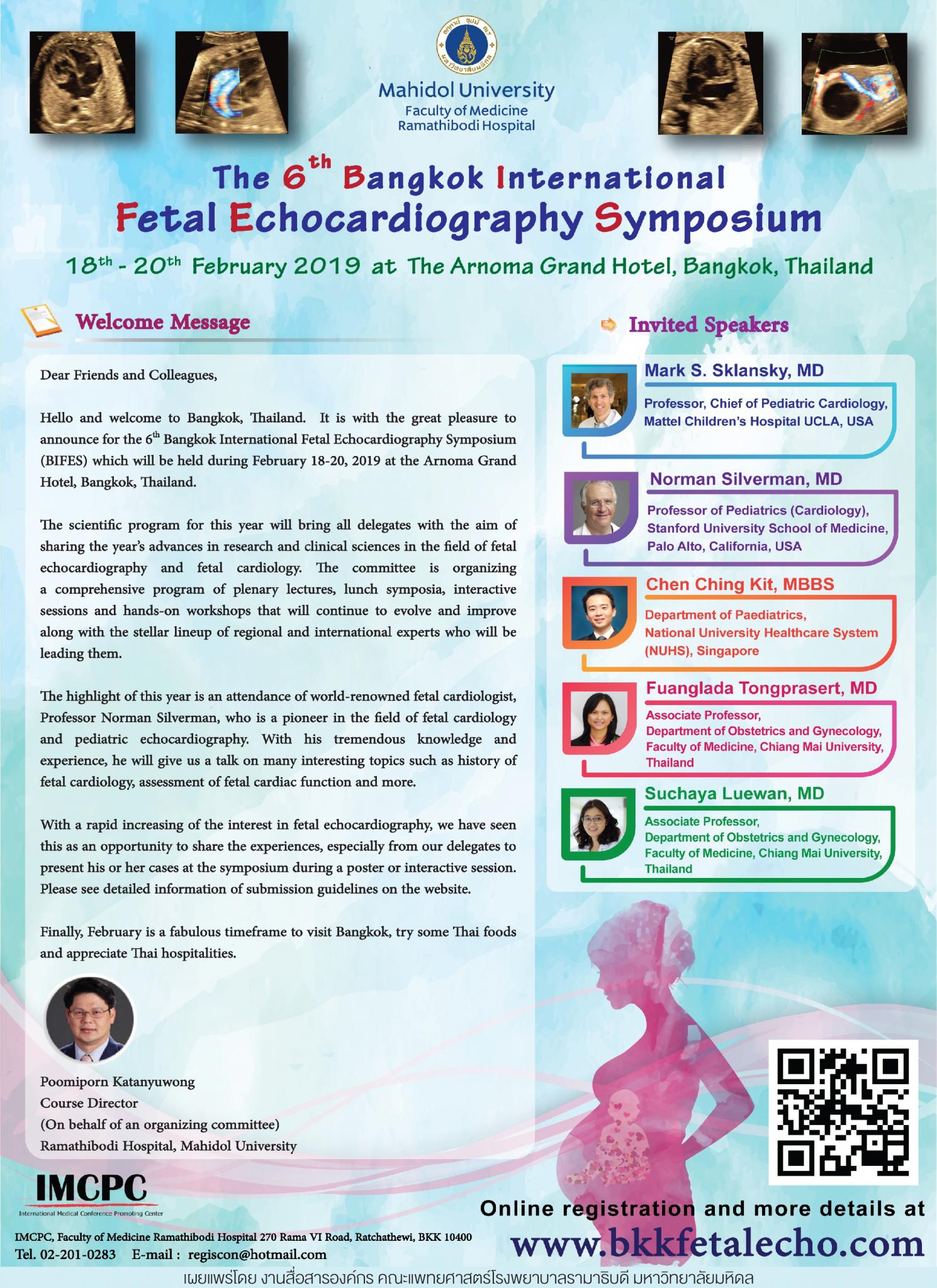 The 6th Bangkok International Fetal Echocardiography Symposium