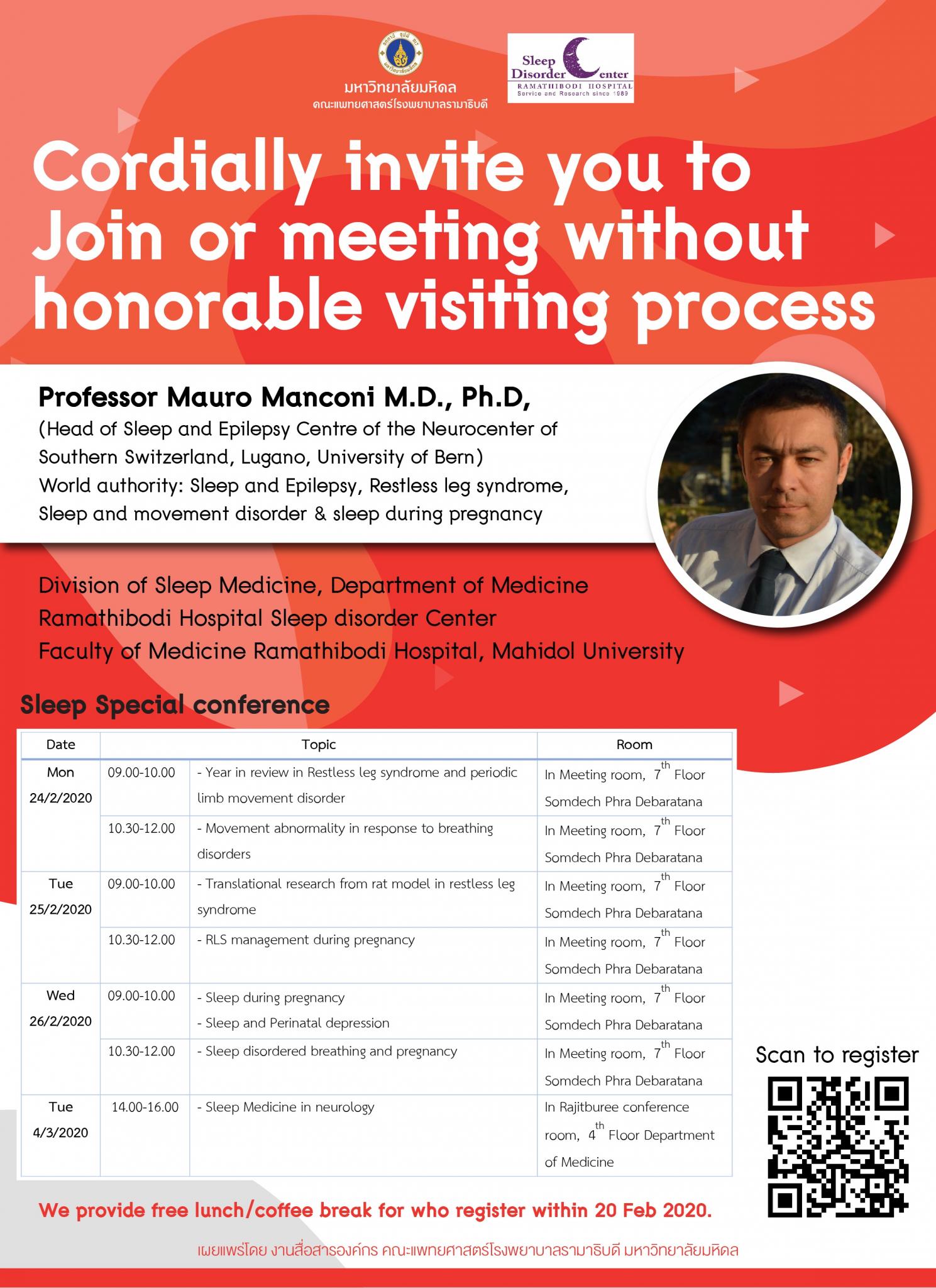 Cordially invite you to Join or meeting without honorable visiting process
