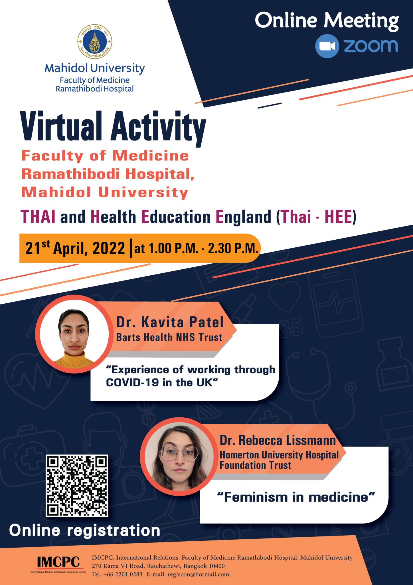 Virtual Activity Faculty of Medicine Ramathibodi Hospital, Mahidol University