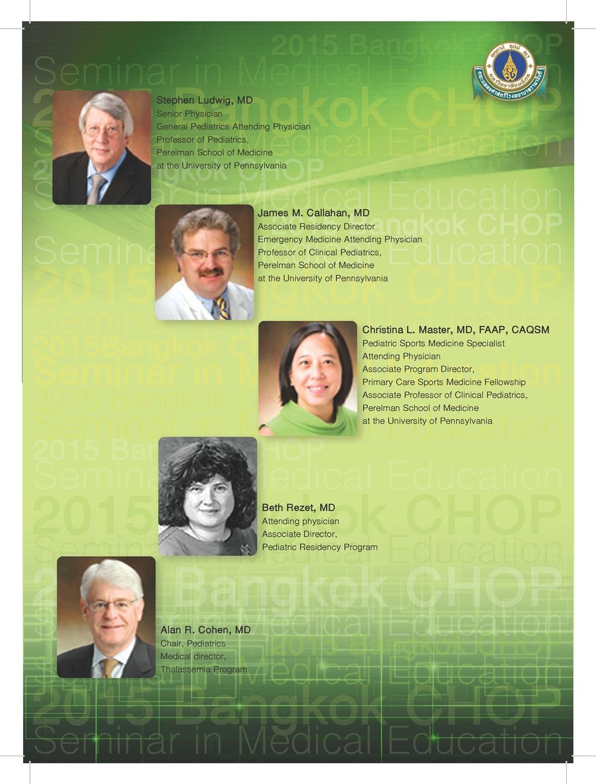 2015 Bangkok CHOP Seminar in Medical Education