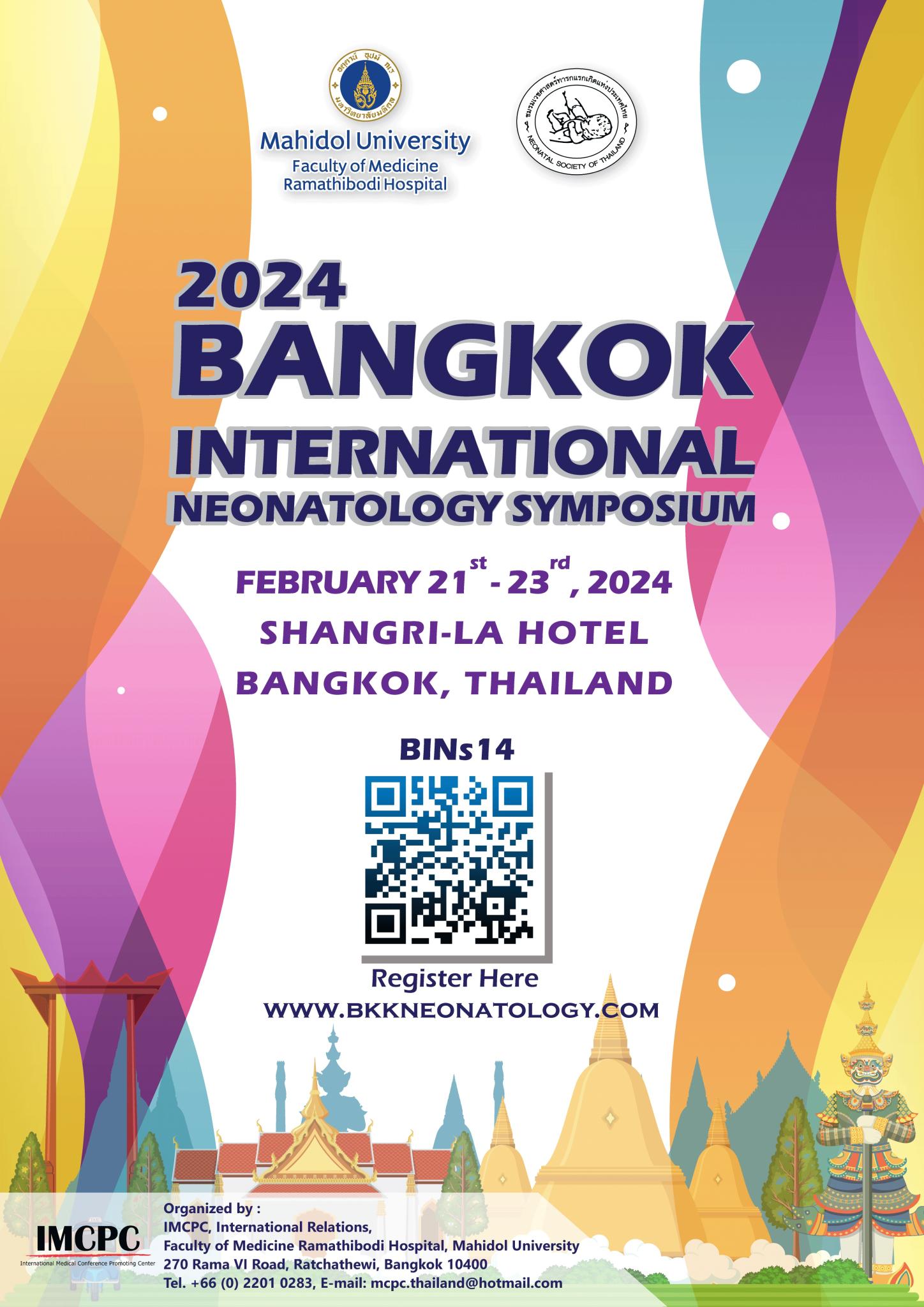 2024 BANGKOK INTERNATIONAL NEONATOLOGY SYMPOSIUM