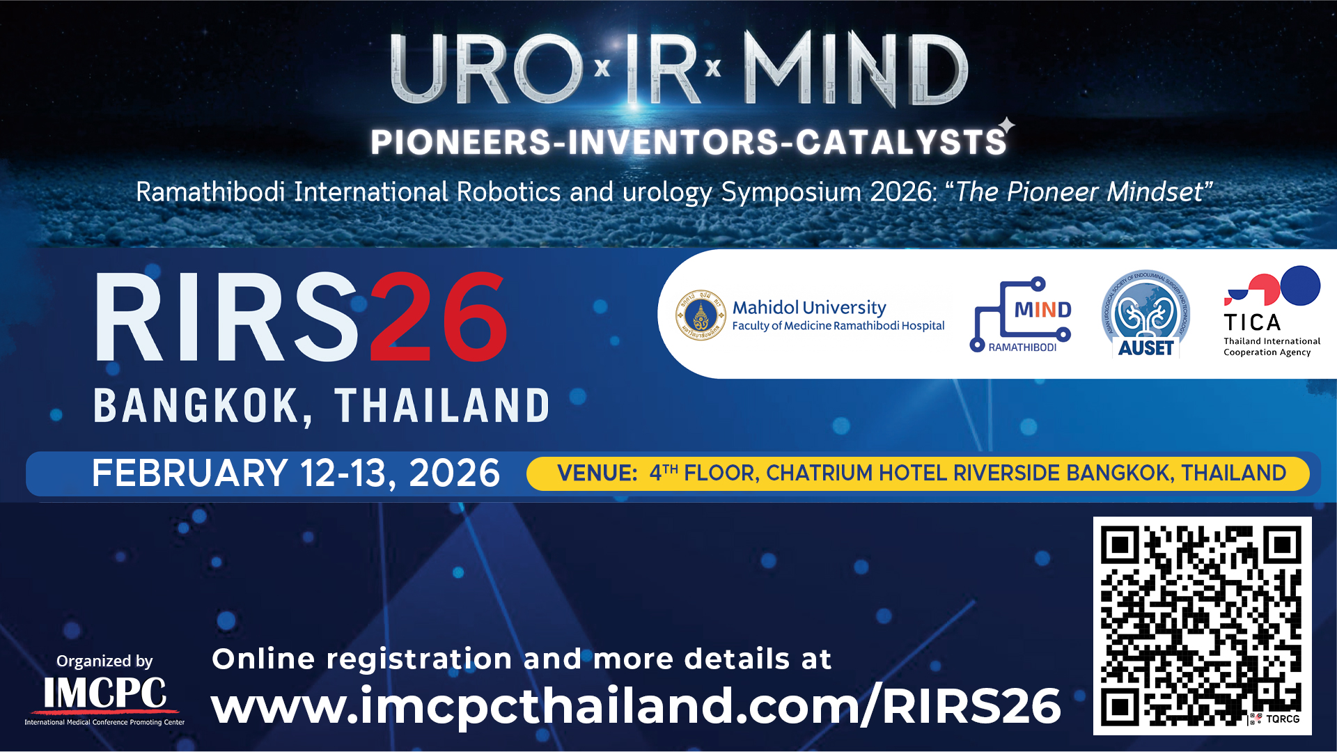 Ramathibodi International Robotics and urology Symposium 2026: 