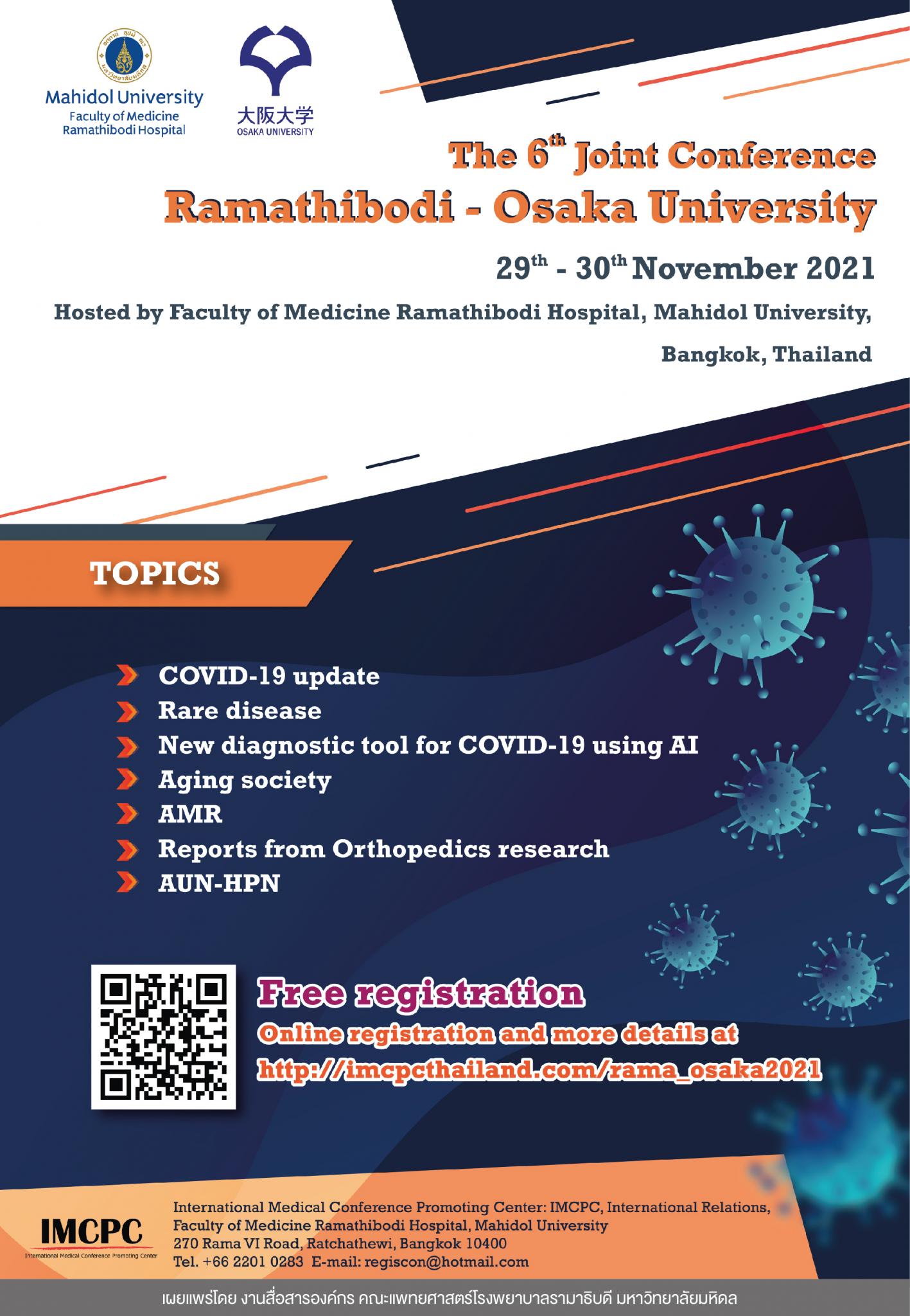 The 6th Joint Conference Ramathibodi-Osaka University