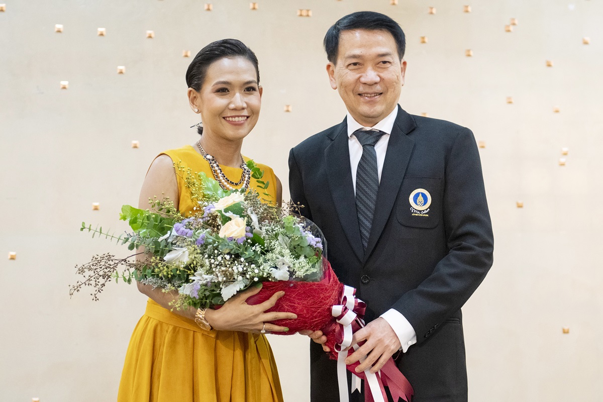 พระเจ้าหลานเธอ พระองค์เจ้าพัชรกิติยาภา เสด็จฟังปาฐกถากัลยาณกิติ์ กิติยากร ครั้งที่ 32