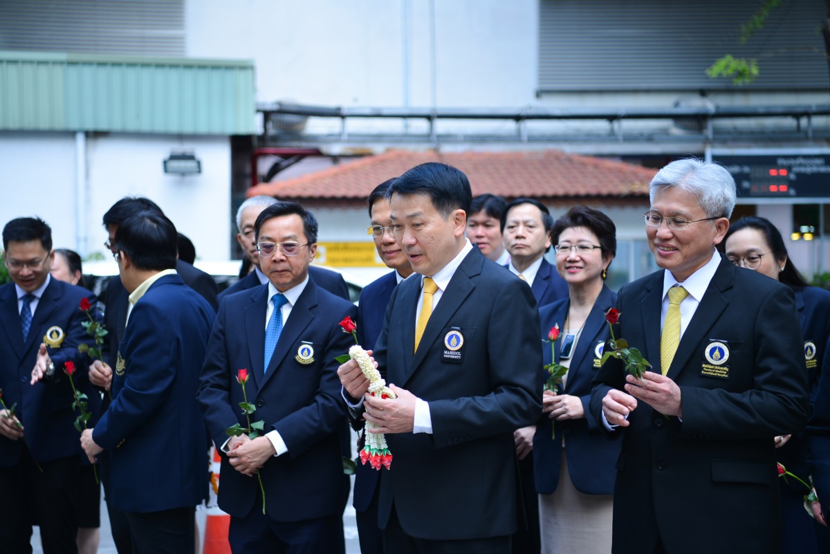 ฝ่ายการพยาบาล โรงพยาบาลรามาธิบดี จัดพิธีบายศรีสู่ขวัญสู่รั้วรามาธิบดี 