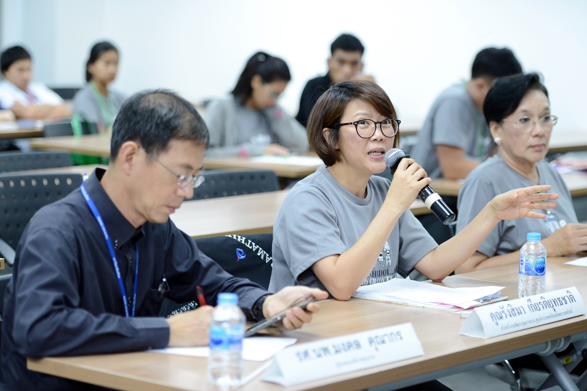 ประชุมวิชาการประจำปี และสังสรรค์ปีใหม่แก่สมาชิกชมรมผู้ไร้กล่องเสียงรามาธิบดี 2561