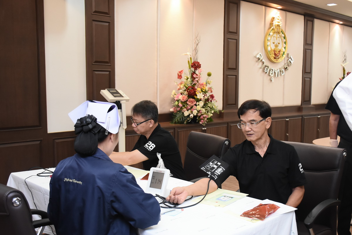 กิจกรรมตรวจสุขภาพเเก่ข้าราชการตุลาการศาลอุทธรณ์ ประจำปี 2560 กิจกรรมตรวจสุขภาพเเก่ข้าราชการตุลาการศาลอุทธรณ์ ประจำปี 2560