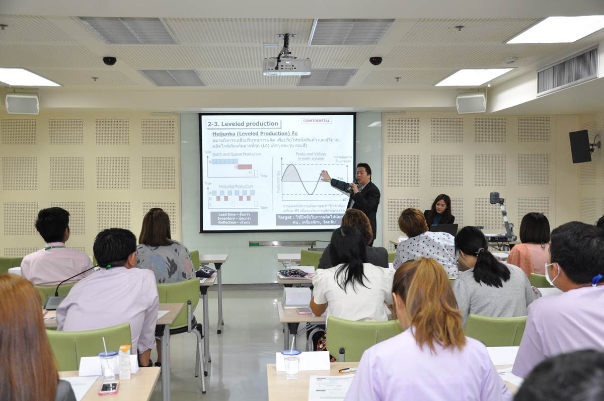 อบรมเชิงปฏิบัติการ เรื่อง ปรับกระบวนการทำงานโดยใช้แนวคิด Lean และ Kaizen