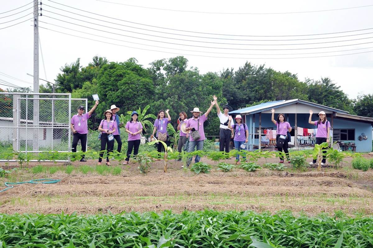 เยี่ยมชมโครงการฟาร์มสร้างสุข