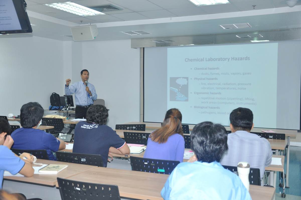 โครงการการบริหารจัดการด้านความปลอดภัยในห้องปฏิบัติการทางวิทยาศาสตร์