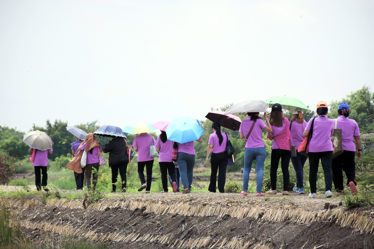 เยี่ยมชมโครงการฟาร์มสร้างสุข