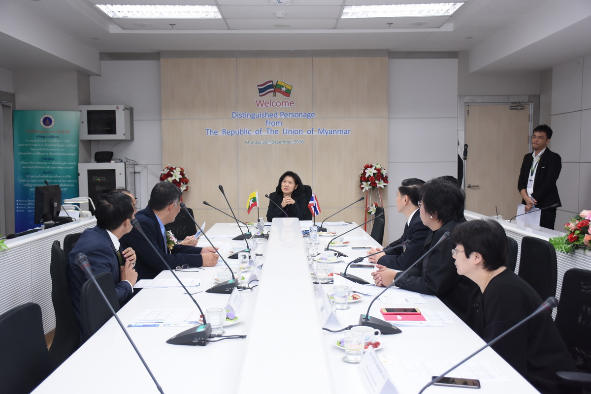 ต้อนรับ คณะผู้แทนด้านการศึกษาจากสาธารณรัฐแห่งสหภาพเมียนมาร์