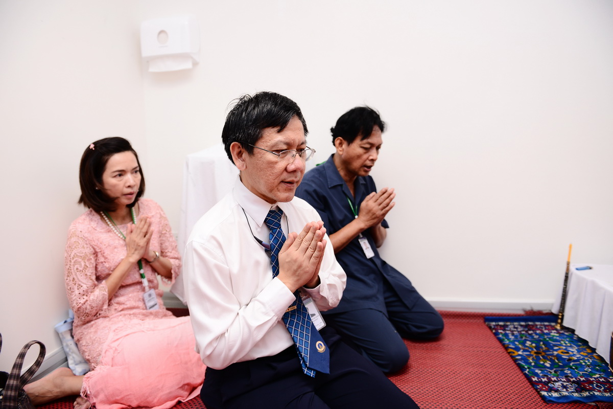 พิธีทำบุญหน่วยบริการสุขภาพบุคลากร