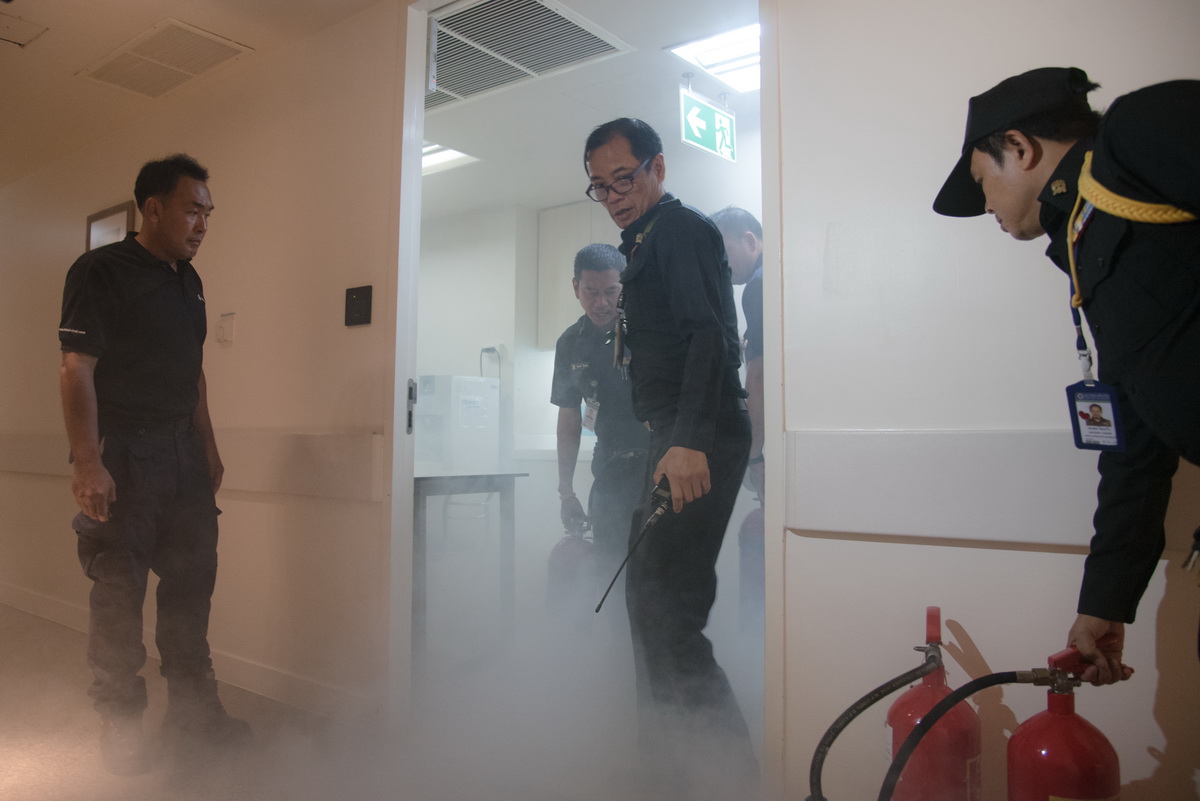 ฝึกซ้อมดับเพลิงและอพยพหนีไฟ ครั้งที่ 2/2561 ฝึกซ้อมดับเพลิงและอพยพหนีไฟ ครั้งที่ 2/2561