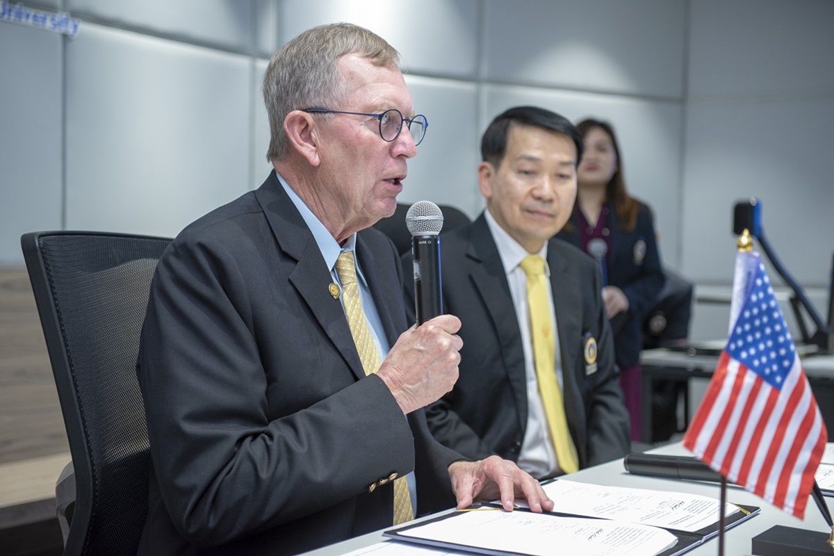 พิธีลงนามข้อตกลงความร่วมมือทางวิชาการระหว่างคณะแพทยศาสตร์โรงพยาบาลรามาธิบดี มหาวิทยาลัยมหิดล กับ University of South Florida