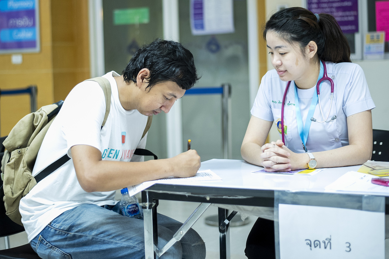 Green wave และศูนย์บริการโลหิตแห่งชาติสภากาชาดไทย ได้จัดกิจกรรม Blood4Lunteer