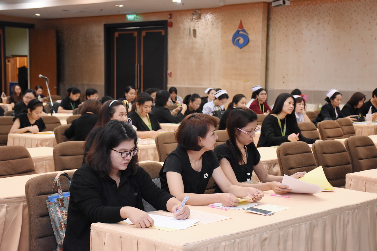 การอบรมเชิงปฏิบัติการ หัวข้อ พัฒนาศักยภาพพยาบาลในการประเมิน ป้องกัน และดูแลแผลกดทับ