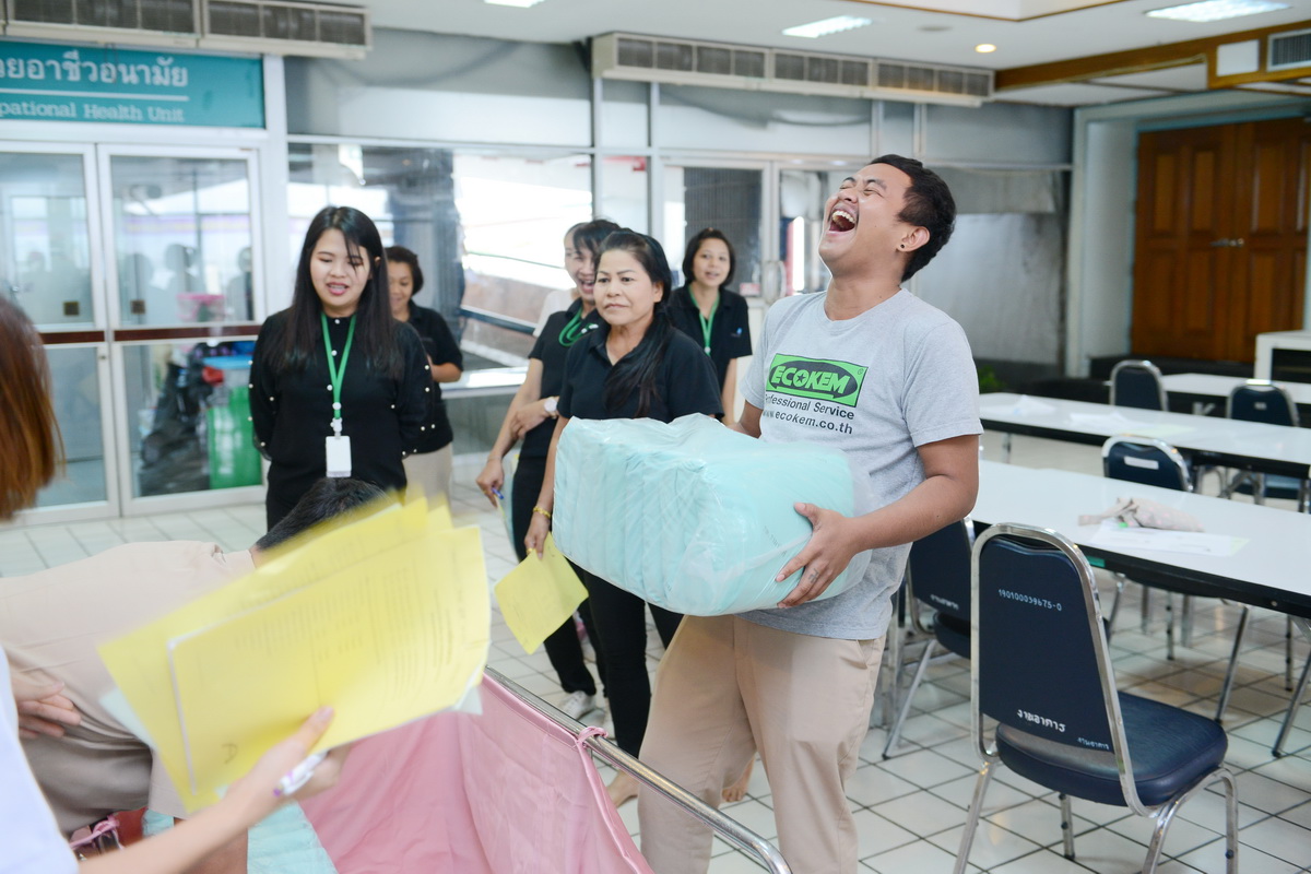 อบรมโครงการ  ท่าการทำงานที่เหมาะสม