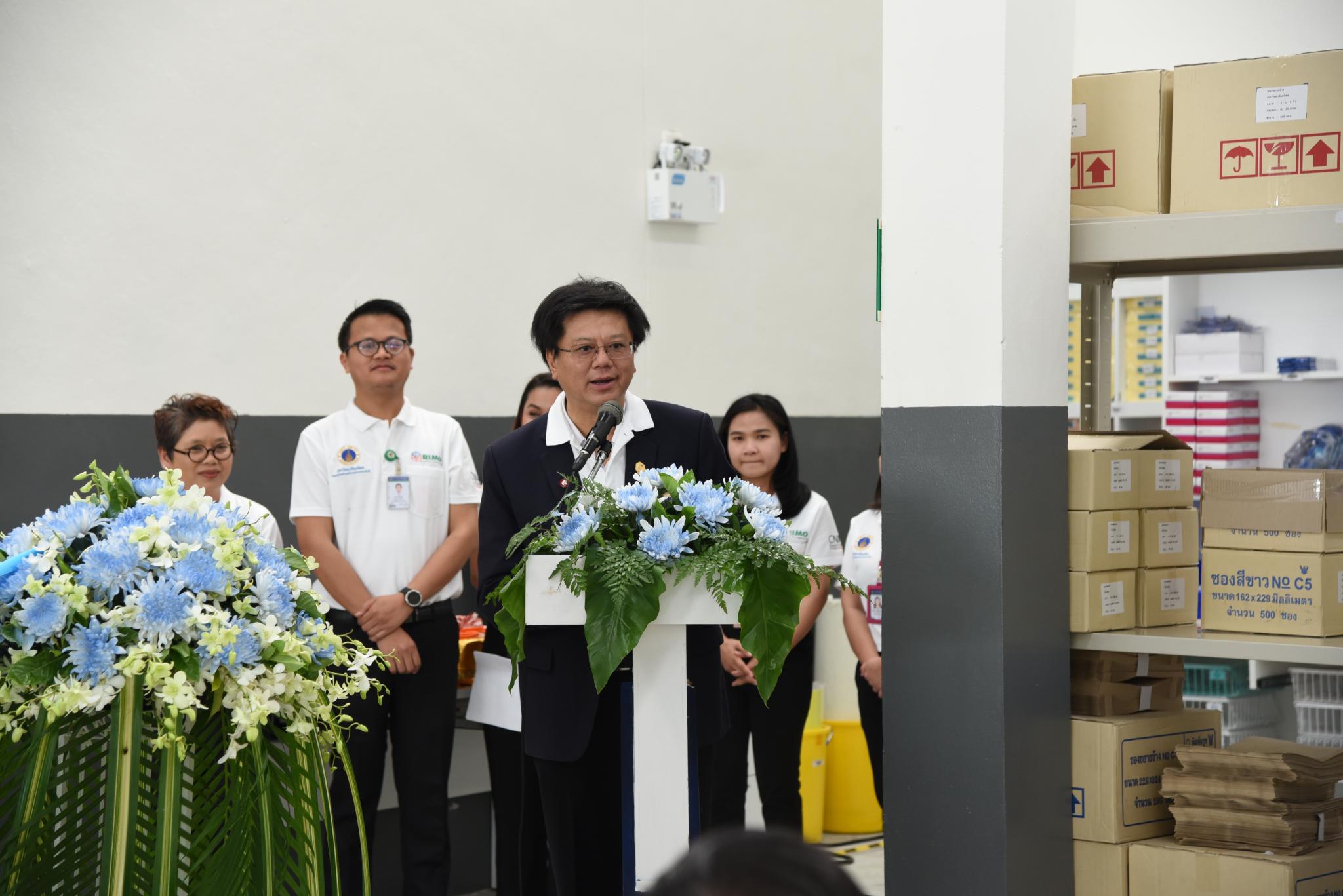 เปิดตัวคลังพัสดุสถาบันการแพทย์จักรีนฤบดินทร์ พร้อมให้บริการ