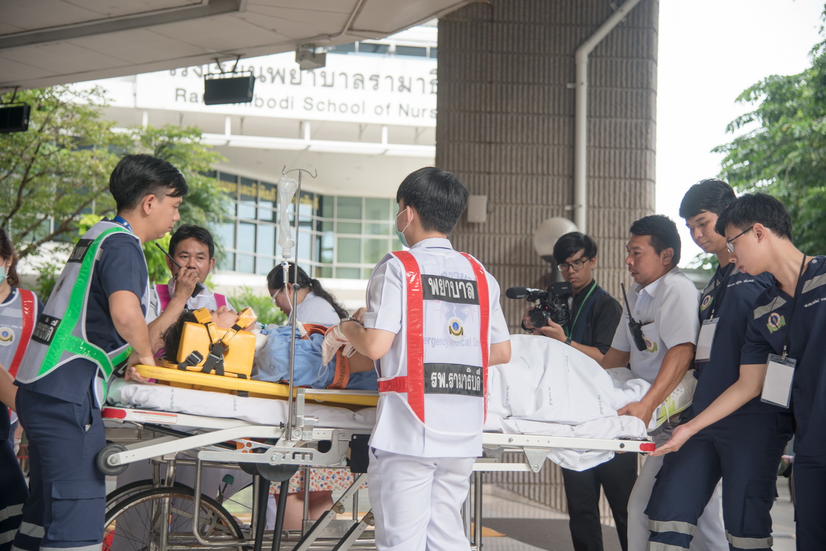 ซ้อมแผนรับภาวะฉุกเฉินหมู่ MASS CASUALTY ซ้อมแผนรับภาวะฉุกเฉินหมู่ MASS CASUALTY