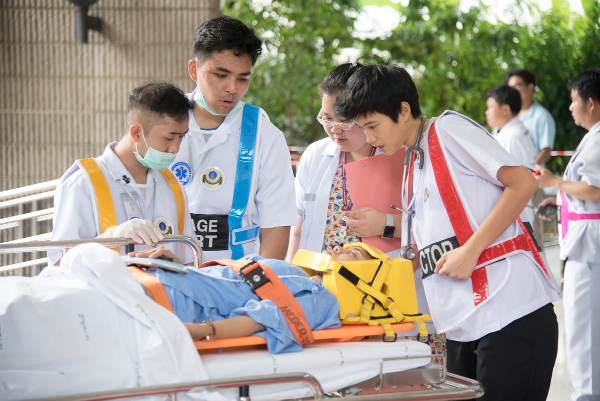 ซ้อมแผนรับภาวะฉุกเฉินหมู่ MASS CASUALTY ซ้อมแผนรับภาวะฉุกเฉินหมู่ MASS CASUALTY