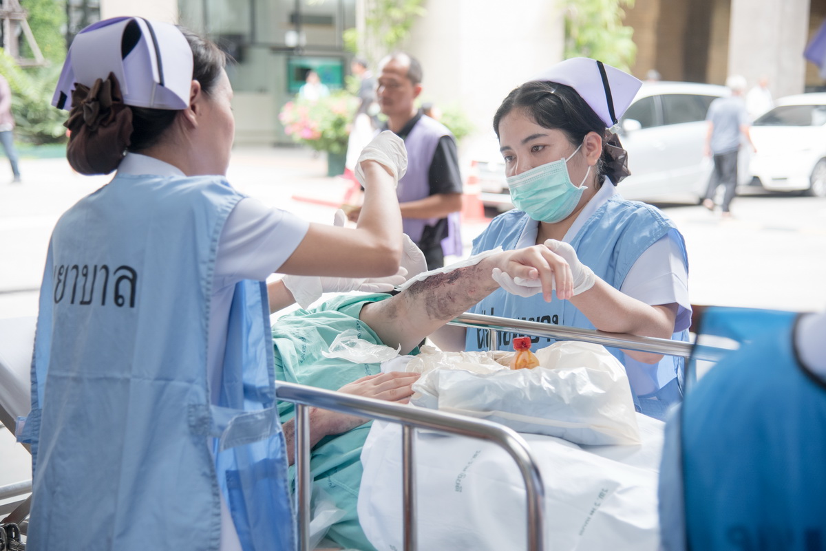 ซ้อมแผนรับภาวะฉุกเฉินหมู่ MASS CASUALTY ซ้อมแผนรับภาวะฉุกเฉินหมู่ MASS CASUALTY