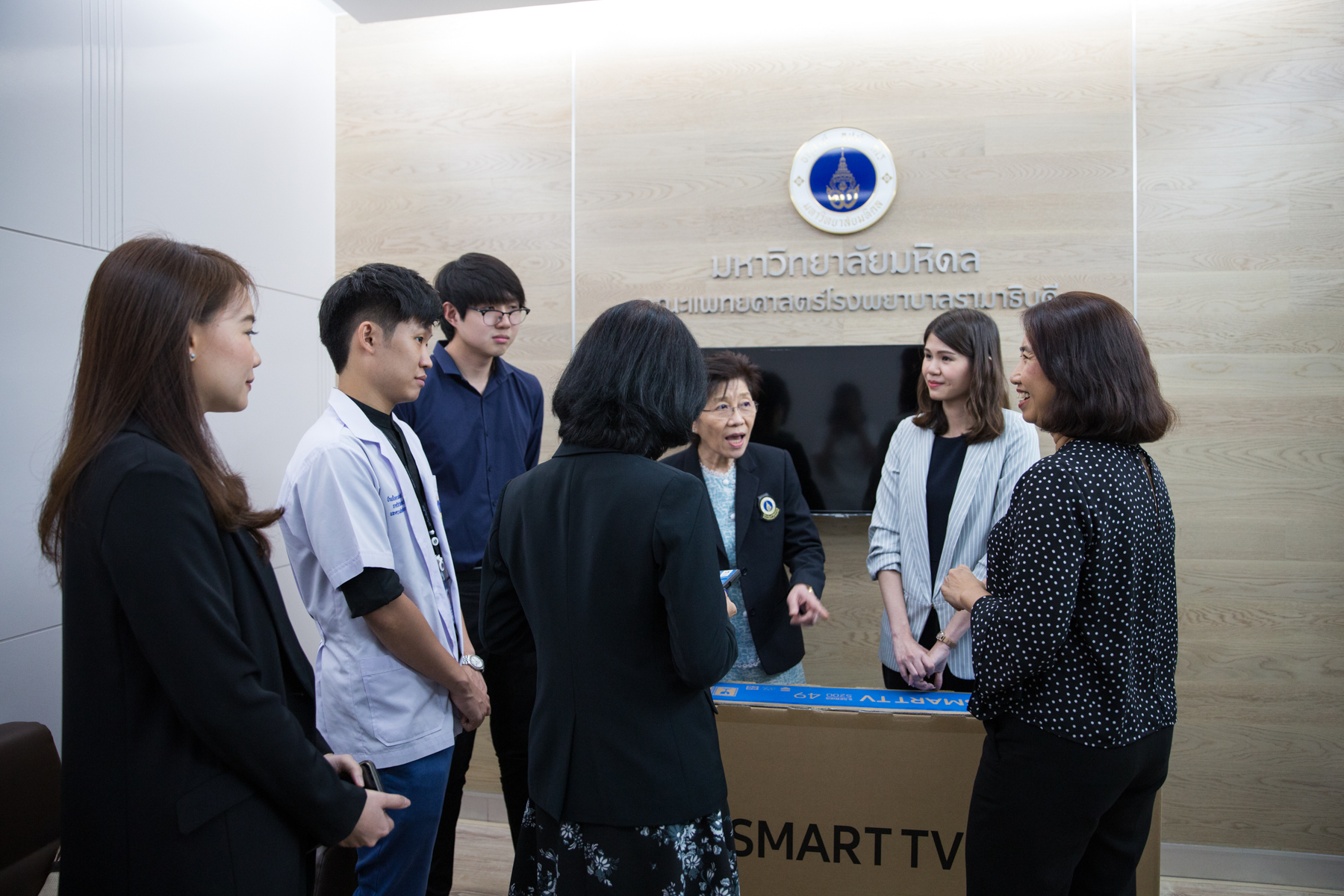 บริษัท SIAMENTIS และ Samsung Career Discovery มอบสื่อประชาสัมพันธ์วิชาชีพการแก้ไขความผิดปกติของการสื่อความหมาย