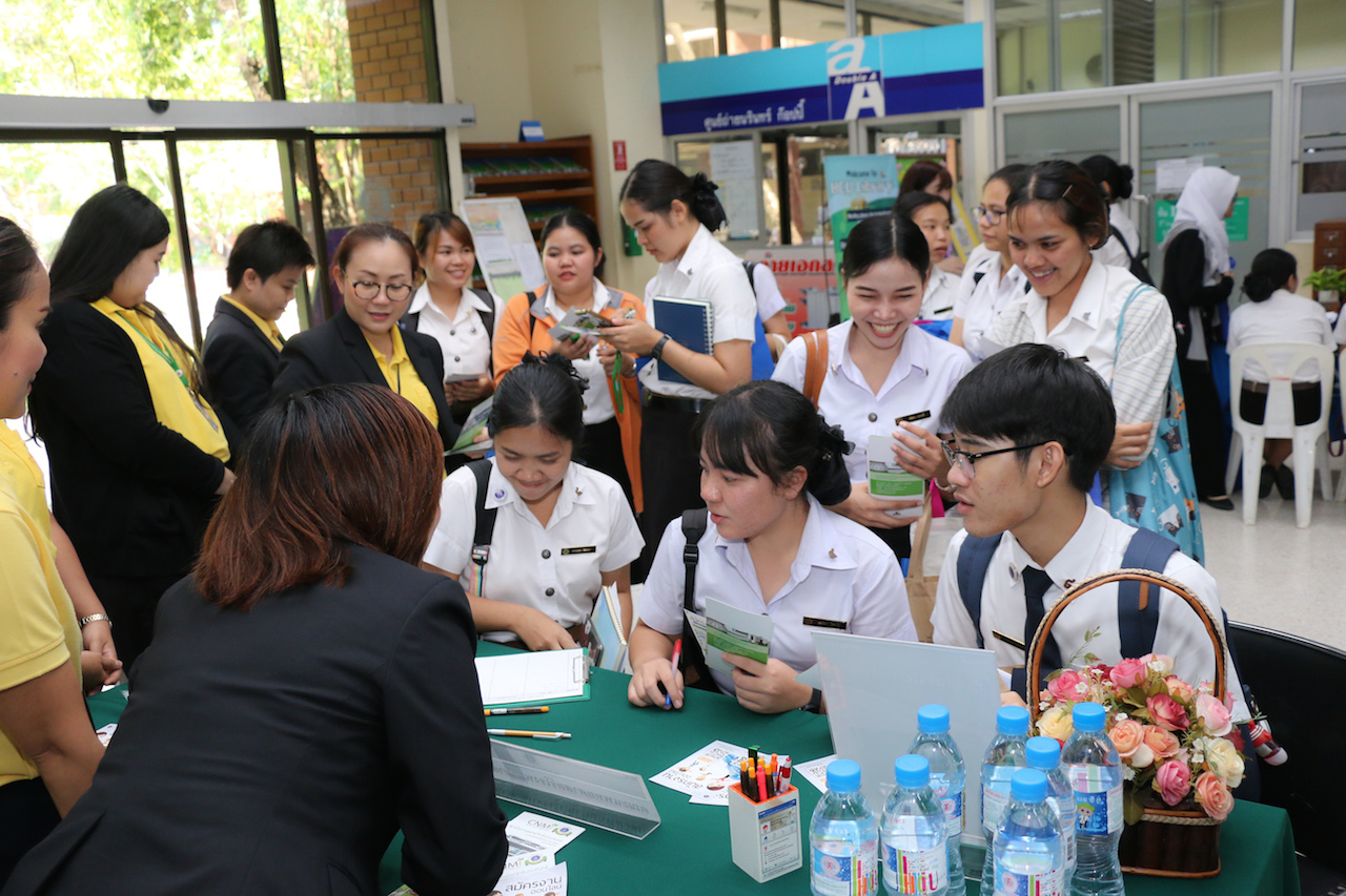 ประชาสัมพันธ์ข่าวกิจกรรมคณะฯ ร่วมงาน JOB FAIR รับสมัครพยาบาล