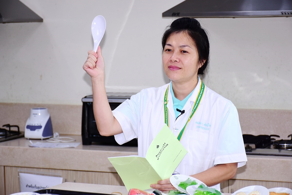 กิจกรรมกลุ่มรามาอ่อนหวาน ครัวเบาหวาน ครั้งที่ 1