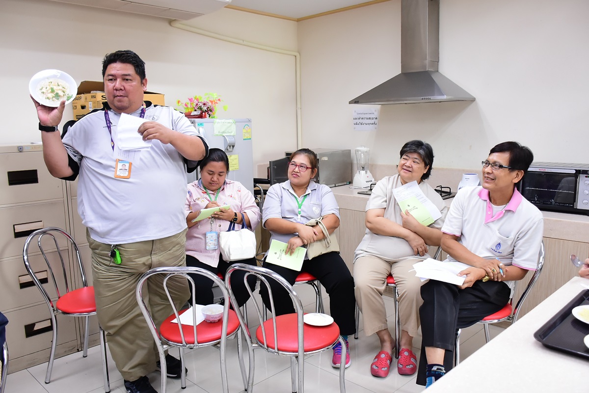 กิจกรรมกลุ่มรามาอ่อนหวาน ครัวเบาหวาน ครั้งที่ 1