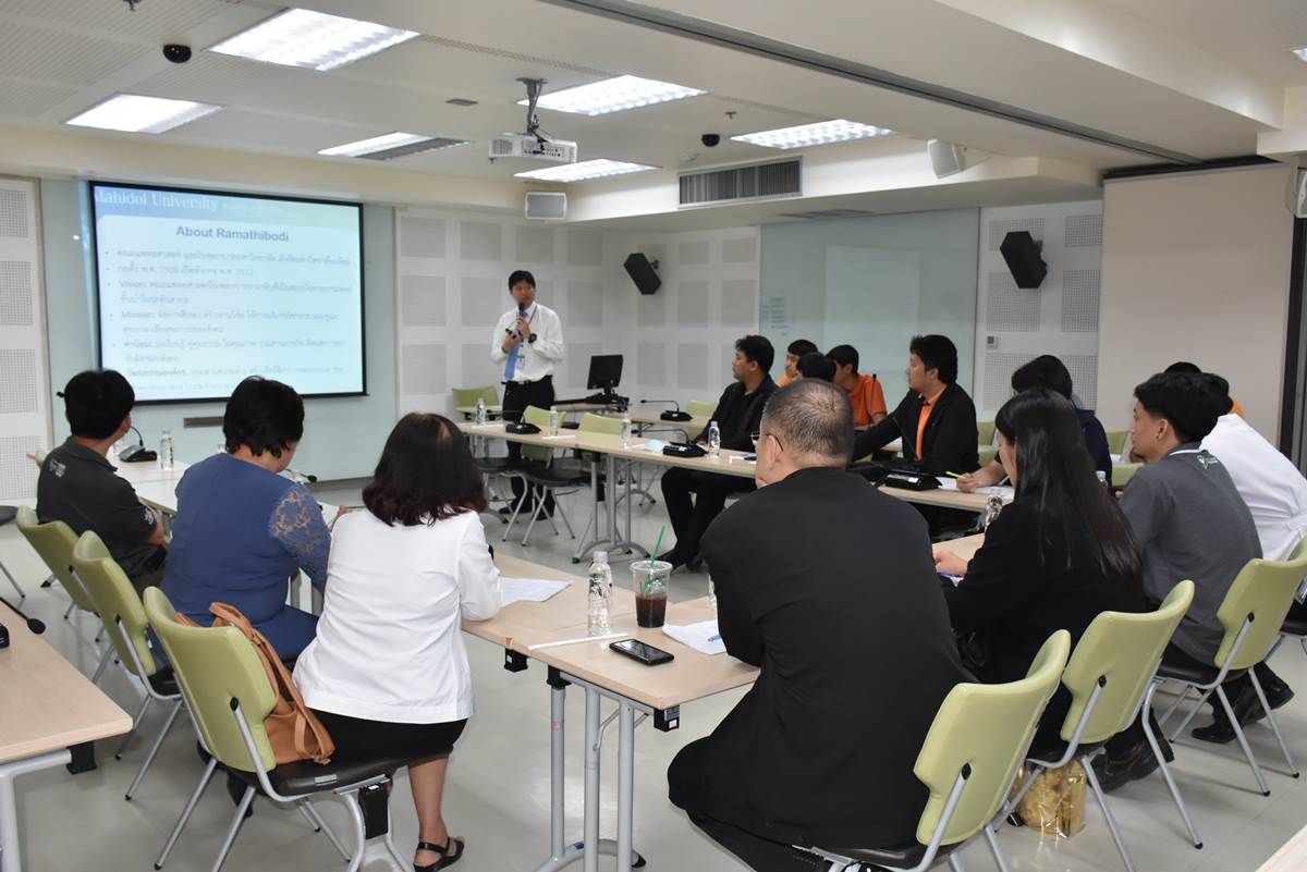 ฝ่ายสารสนเทศ ต้อนรับสำนักงานสาธารณสุขจังหวัดจันทบุรี ดูงานระบบเทคโนโลยีสารสนเทศและแอปพลิเคชั่นบนสมาร์ทโฟน