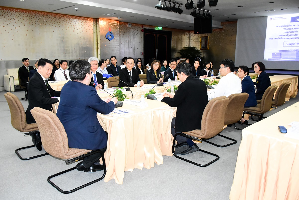 ต้อนรับคณะผู้เยี่ยมสำรวจประเมินกระบวนการรับรองเฉพาะโรค การปลูกถ่ายตับ และการปลูกถ่ายไต จาก สรพ.