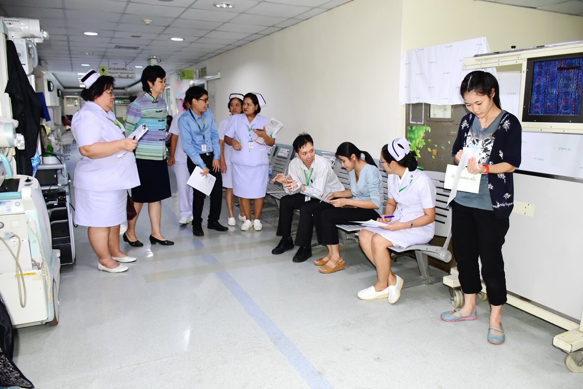 ซ้อมแผนบริหารความต่อเนื่องในการให้บริการผู้ป่วยนอก กรณีระบบสารสนเทศขัดข้อง