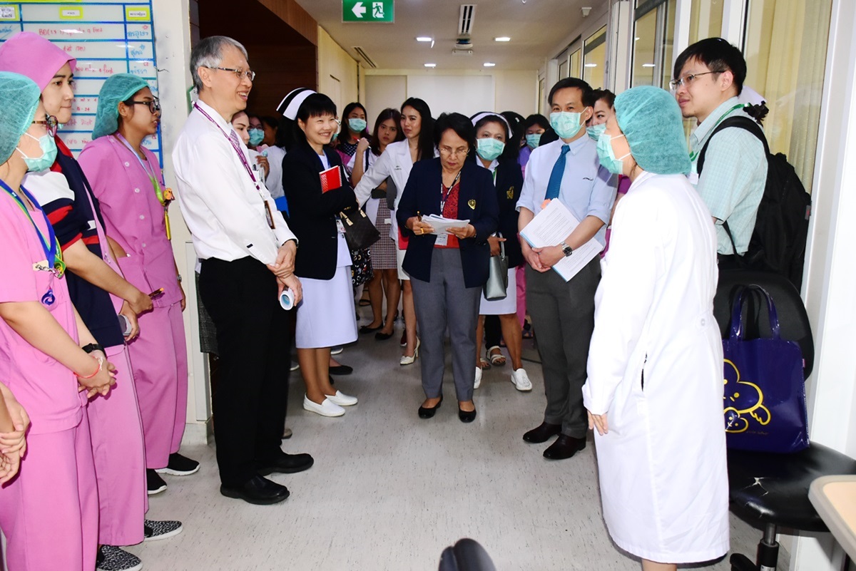 ต้อนรับคณะผู้เยี่ยมสำรวจประเมินกระบวนการรับรองเฉพาะโรค (Disease Specific Certification: DSC) ศูนย์ปลูกถ่ายเซลล์ต้นกำเนิด จาก สรพ.