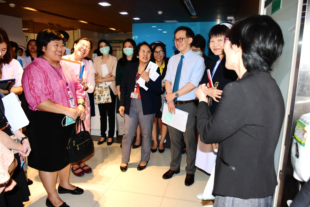 ต้อนรับคณะผู้เยี่ยมสำรวจประเมินกระบวนการรับรองเฉพาะโรค (Disease Specific Certification: DSC) ศูนย์ปลูกถ่ายเซลล์ต้นกำเนิด จาก สรพ.