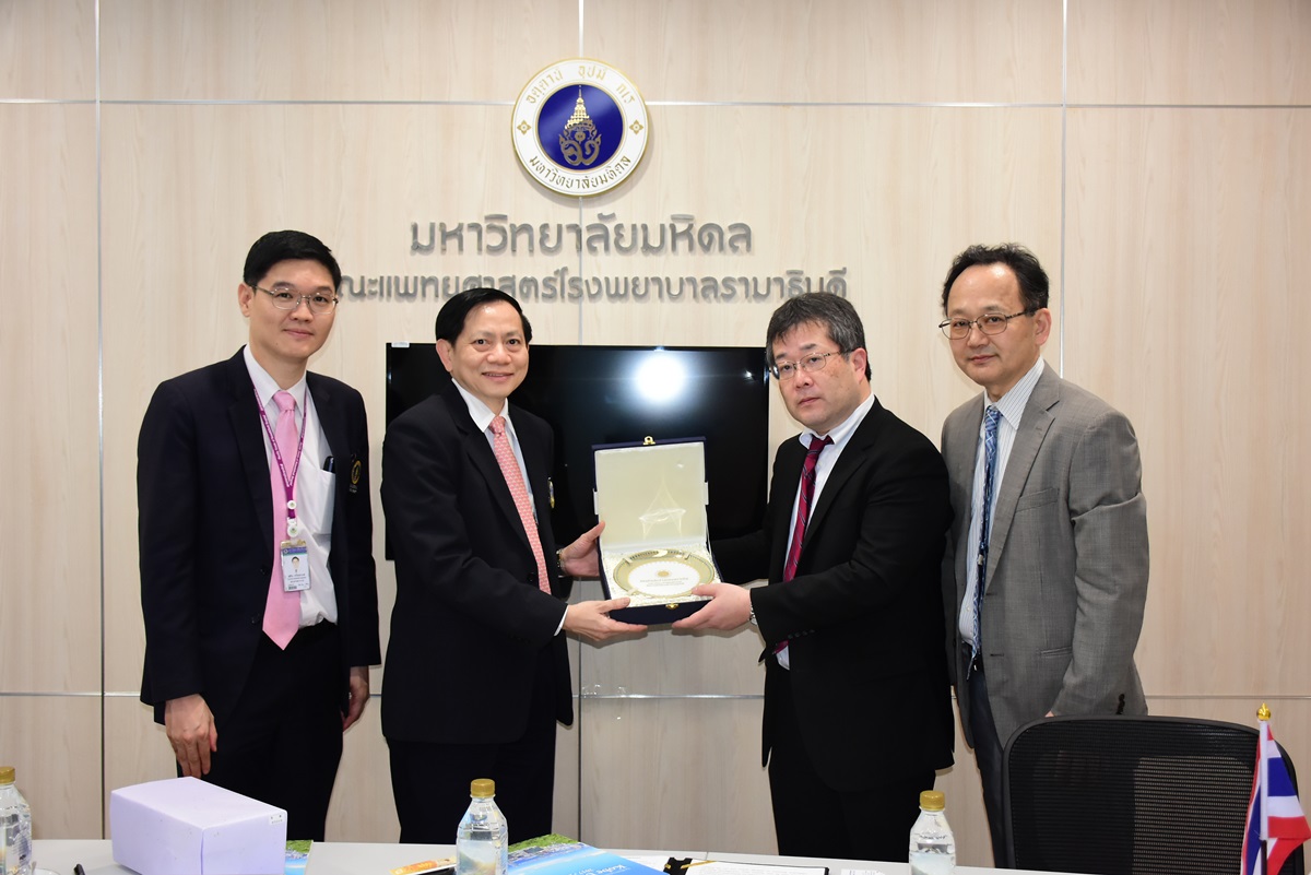 ต้อนรับคณะผู้บริหารจาก Kobe University, School of Medicine, Japan
