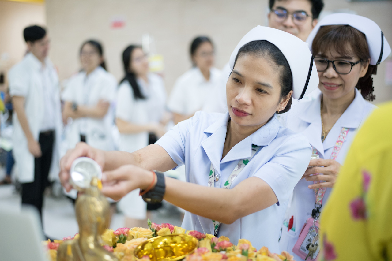 กิจกรรม สงกรานต์ ชื่นชีวา ชาวรามาฯ สุขใจ ประจำปี 2562