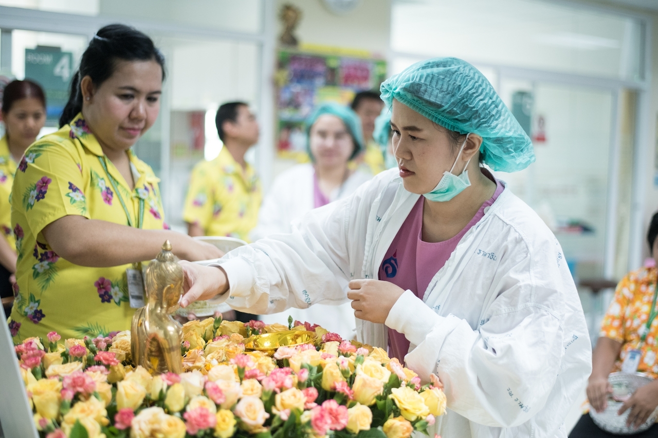 กิจกรรม สงกรานต์ ชื่นชีวา ชาวรามาฯ สุขใจ ประจำปี 2562