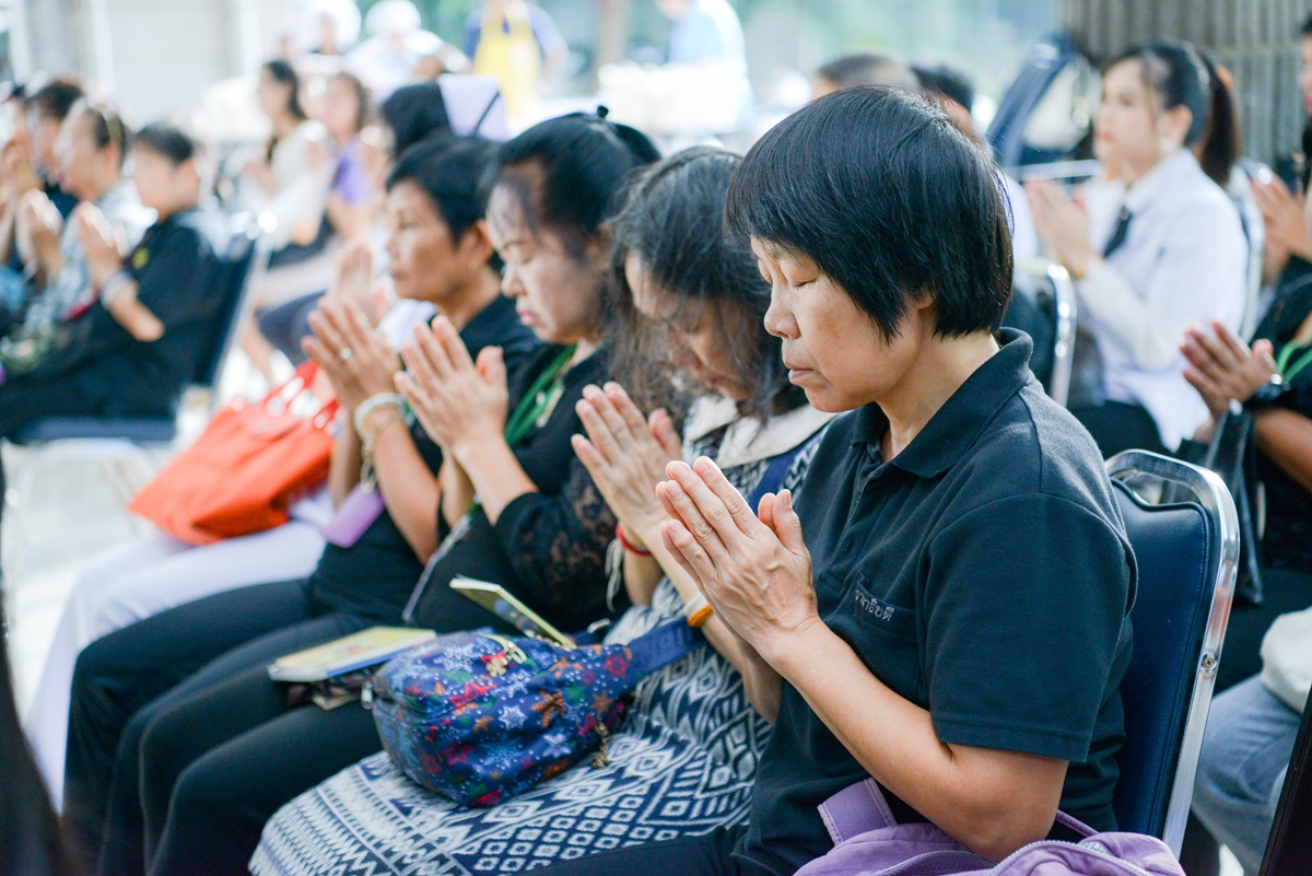 ทำบุญเดือนเกิดบุคลากร ประจำเดือนมิถุนายน