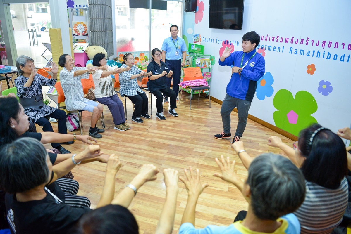 ชมรมเพื่อนช่วยเพื่อนเบาหวานรามาธิบดี จัดกิจกรรม เพื่อนชวนเพื่อนออกกำลังกาย ปีที่ 4 ครั้งที่ 6