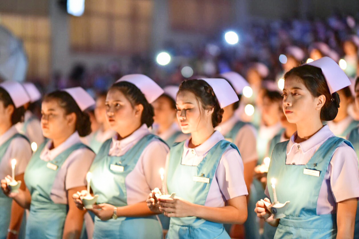 พิธีมอบหมวกพยาบาลรามาธิบดี ประจำปีการศึกษา 2561