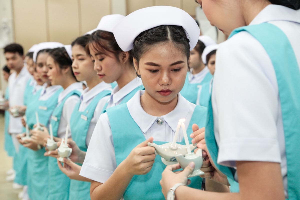 พิธีมอบหมวกพยาบาลรามาธิบดี ประจำปีการศึกษา 2561