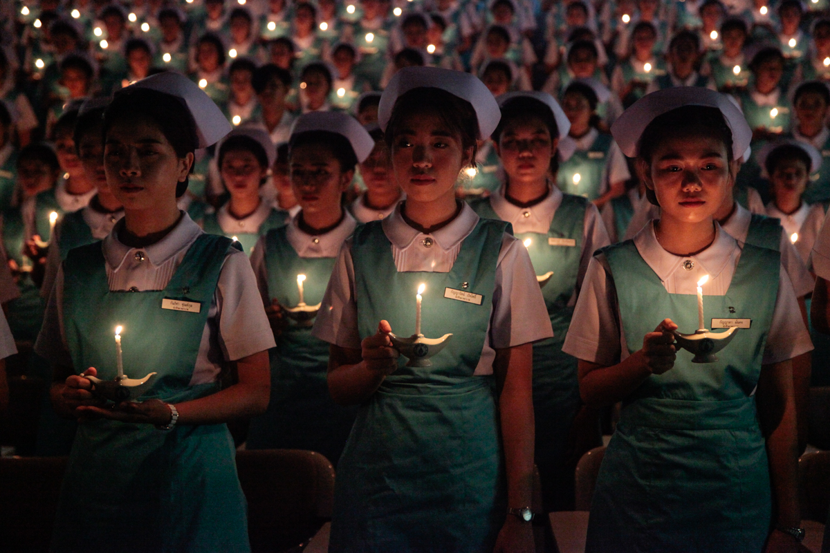 พิธีมอบหมวกพยาบาลรามาธิบดี ประจำปีการศึกษา 2561