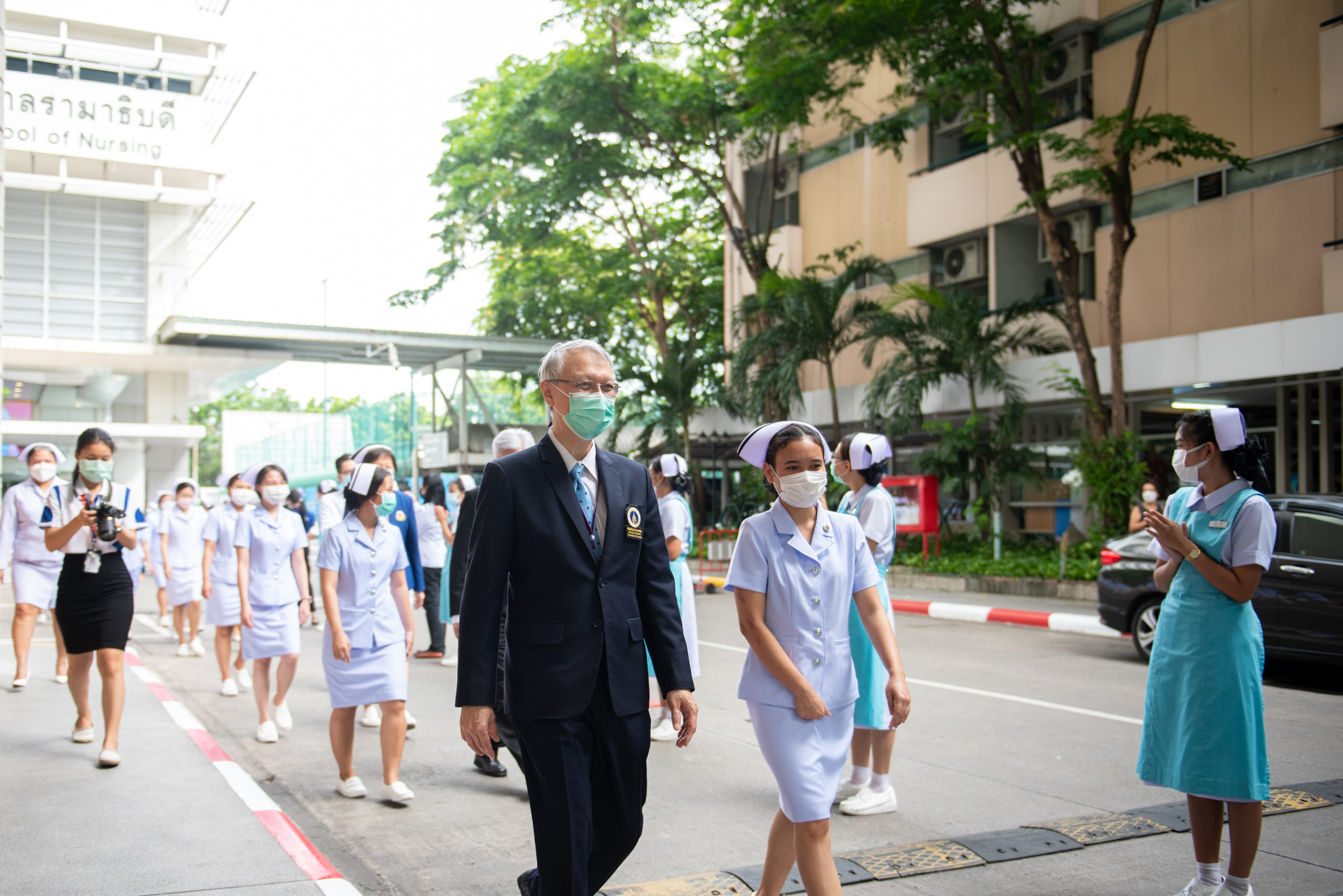 งาน “ส่งมอบพยาบาลใหม่” และงาน “พิธีบายศรีสู่ขวัญ สู่รั้วรามาธิบดี” ประจำปี 2565